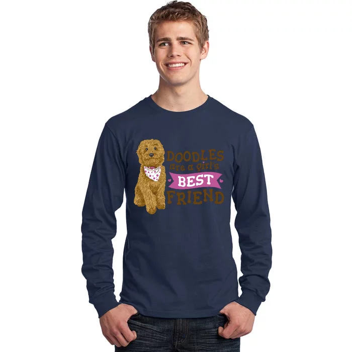 Doodles Are A Girls Best Friend Tall Long Sleeve T-Shirt