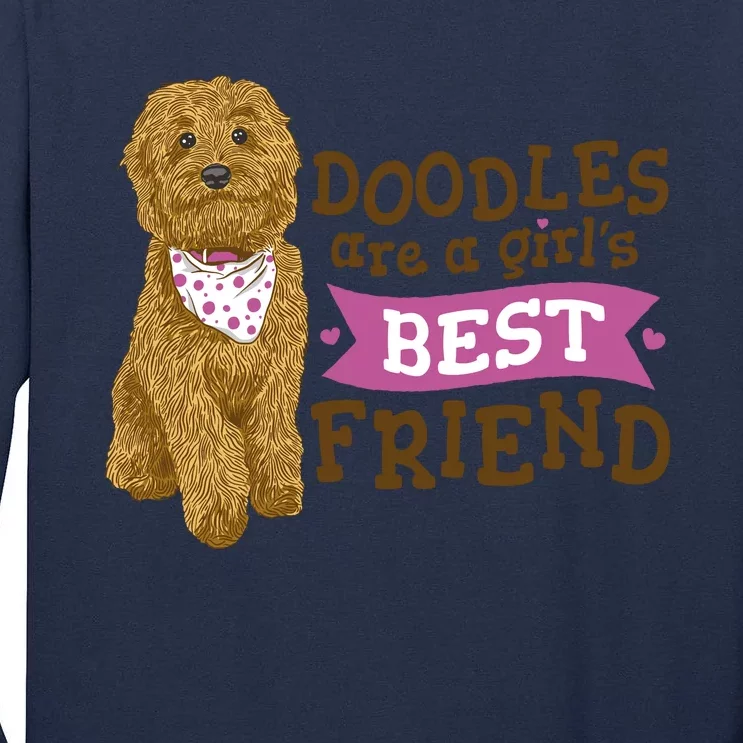 Doodles Are A Girls Best Friend Tall Long Sleeve T-Shirt