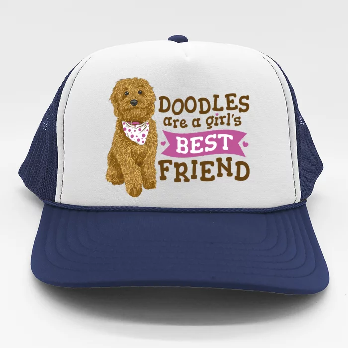 Doodles Are A Girls Best Friend Trucker Hat