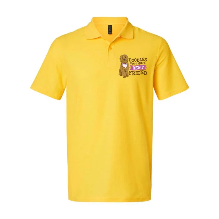 Doodles Are A Girls Best Friend Softstyle Adult Sport Polo