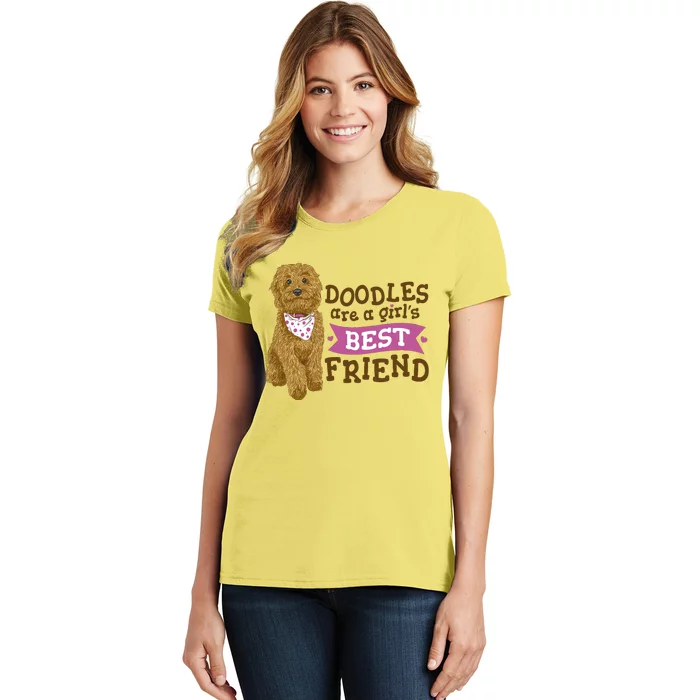 Doodles Are A Girls Best Friend Women's T-Shirt