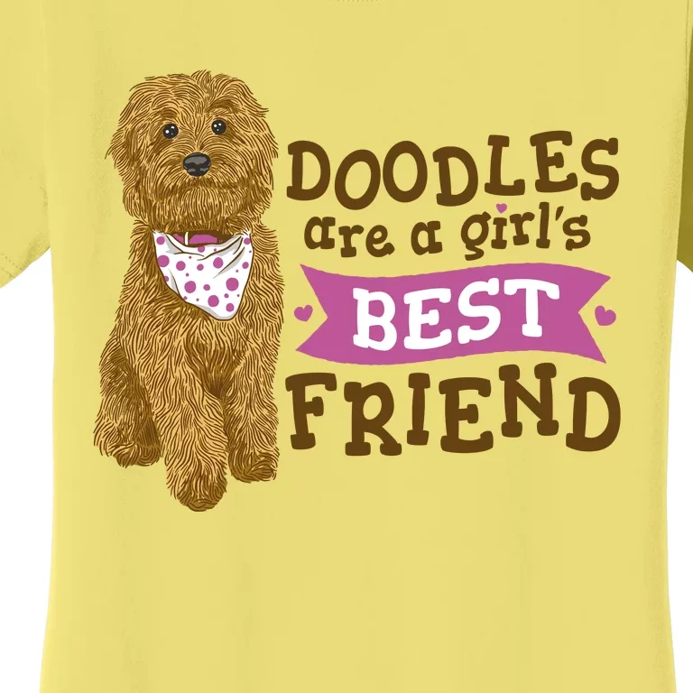 Doodles Are A Girls Best Friend Women's T-Shirt