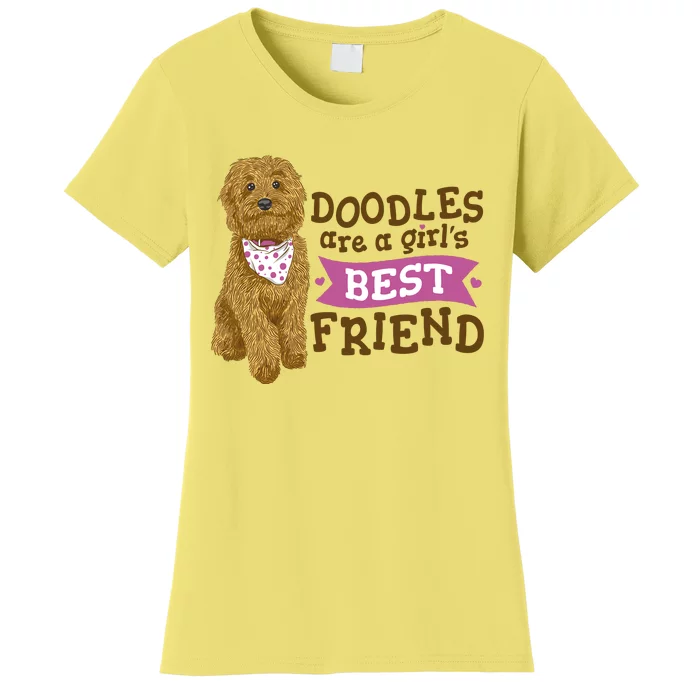 Doodles Are A Girls Best Friend Women's T-Shirt