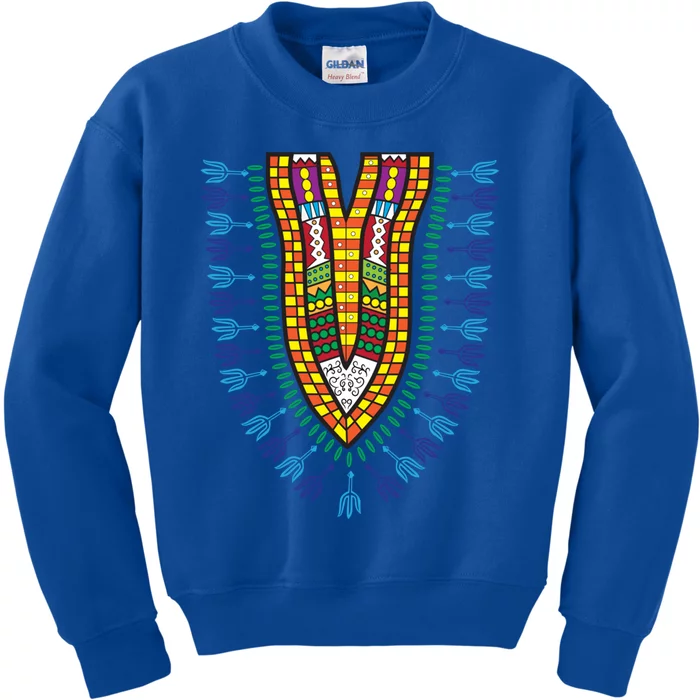 Dashiki African American Black Culture Dna Style Ideal Gift Kids Sweatshirt