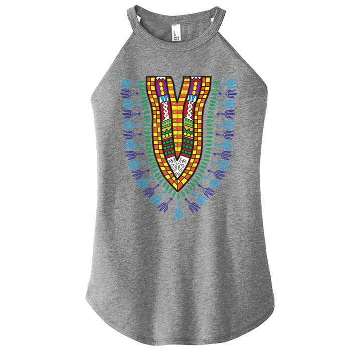 Dashiki African American Black Culture Dna Style Ideal Gift Women’s Perfect Tri Rocker Tank