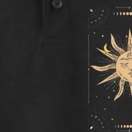 Dark Academia Aesthetic Light Academia Sun And Moon Tarot Dry Zone Grid Performance Polo