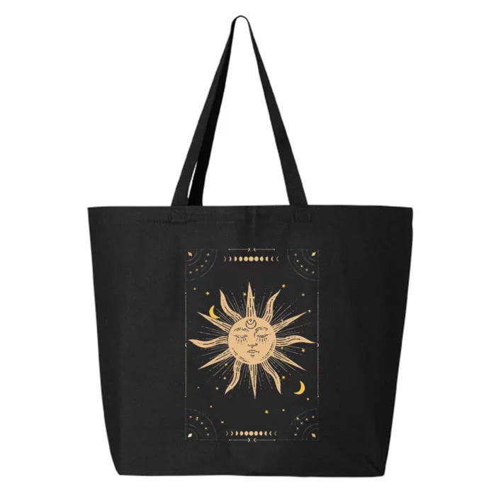 Dark Academia Aesthetic Light Academia Sun And Moon Tarot 25L Jumbo Tote