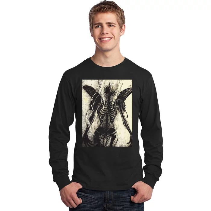 Dark Art Aesthetic Grunge Clothes Fairycore Gothic Horror Tall Long Sleeve T-Shirt