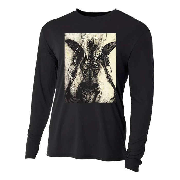 Dark Art Aesthetic Grunge Clothes Fairycore Gothic Horror Cooling Performance Long Sleeve Crew