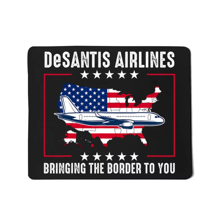 DeSantis Airlines American US Flag Mousepad