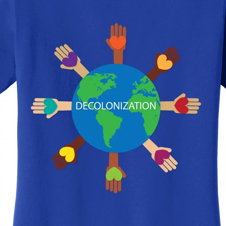 Decolonize African American Black History Month Love Earth Cute Gift Women's T-Shirt