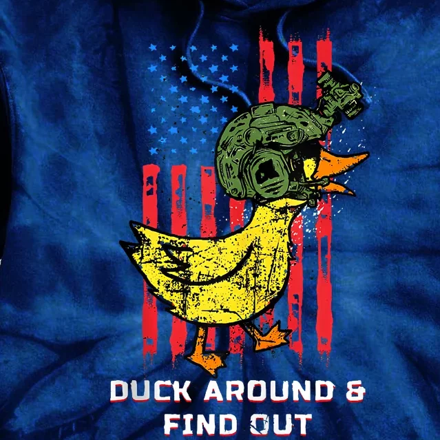 Duck Around And Find Out Tie Dye Hoodie