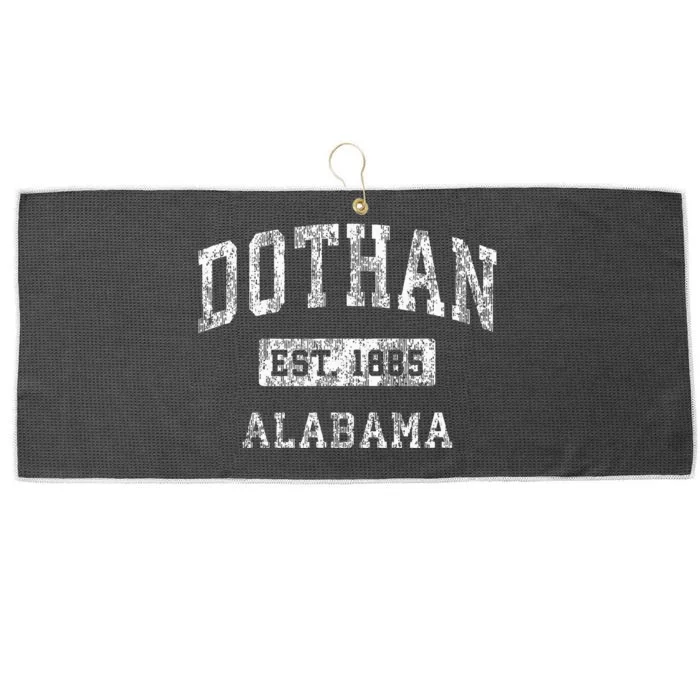 Dothan Alabama Al Vintage Established Sports Design Large Microfiber Waffle Golf Towel