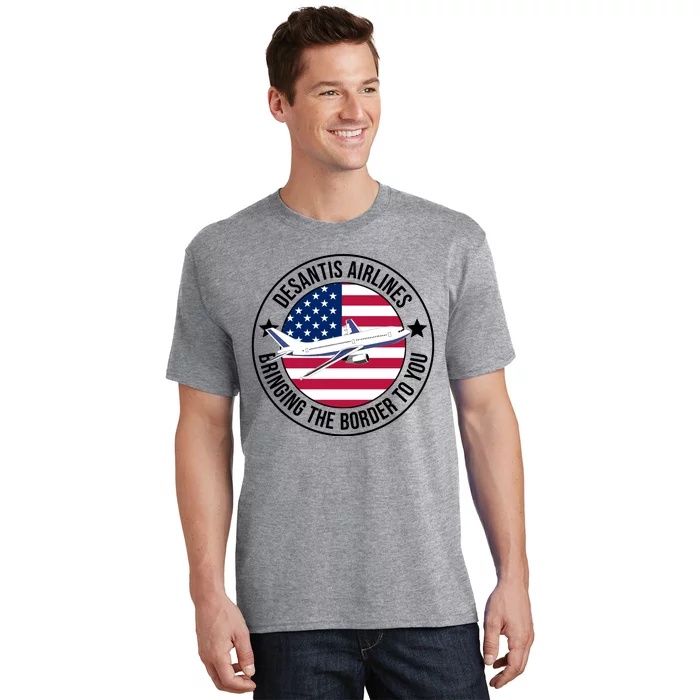 Desantis Airlines American Flag Political T-Shirt