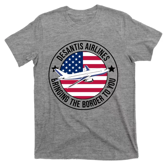 Desantis Airlines American Flag Political T-Shirt