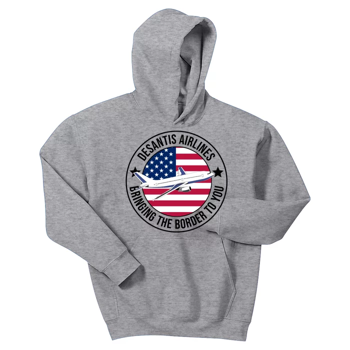 Desantis Airlines American Flag Political Kids Hoodie