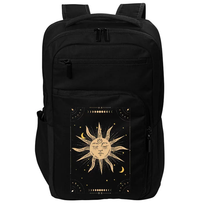 Dark Academia Aesthetic Light Academia Sun And Moon Tarot Impact Tech Backpack