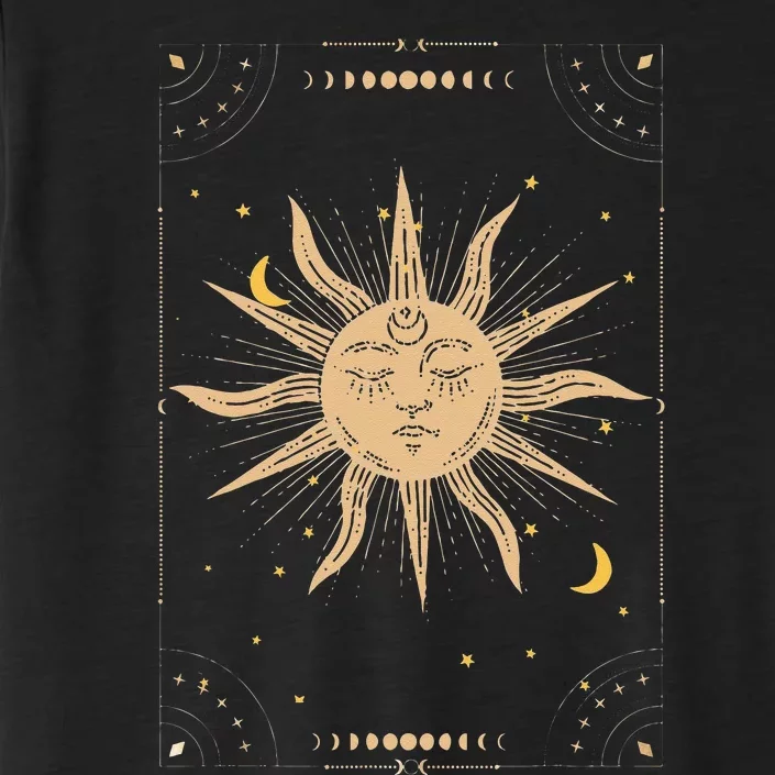 Dark Academia Aesthetic Light Academia Sun And Moon Tarot ChromaSoft Performance T-Shirt