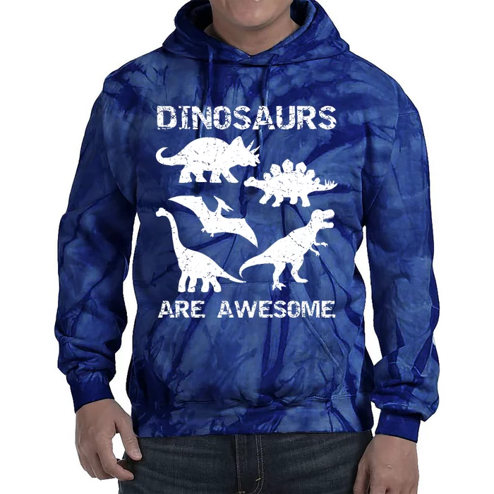 DINOSAURS ARE AWESOMEDINOSAURS ARE AWESOME Tie Dye Hoodie