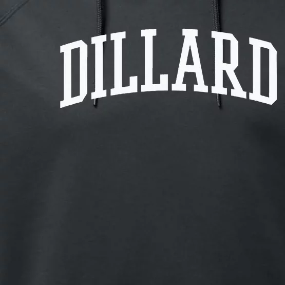 Dillard Athletic Arch College University = Alumni Performance Fleece Hoodie