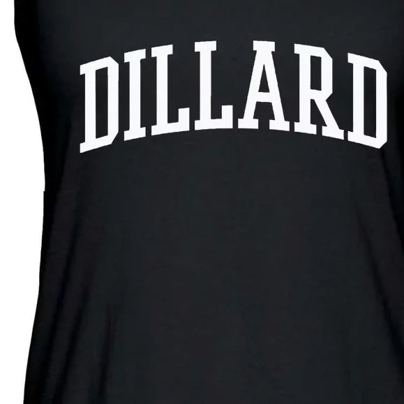 Dillard Athletic Arch College University = Alumni Ladies Essential Flowy Tank