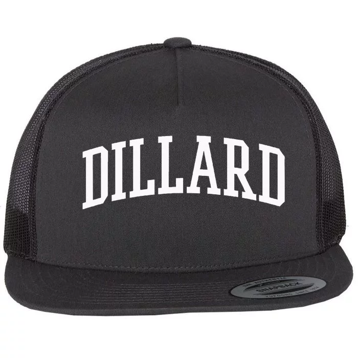 Dillard Athletic Arch College University = Alumni Flat Bill Trucker Hat