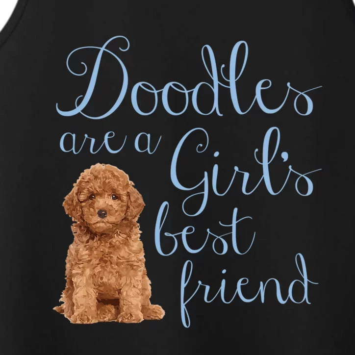 Doodles Are A S Best Friend Golden Labradoodle Dog Mom Gift Performance Tank