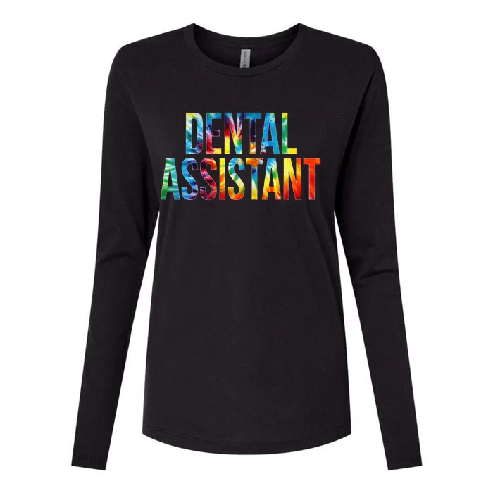 Dental Assistant Appreciation Day For Women For Work Womens Cotton Relaxed Long Sleeve T-Shirt