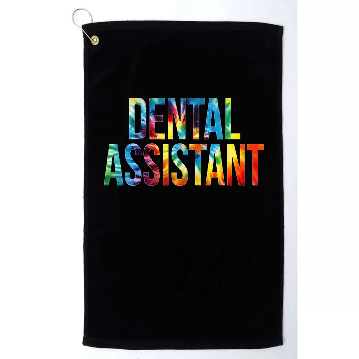 Dental Assistant Appreciation Day For Women For Work Platinum Collection Golf Towel