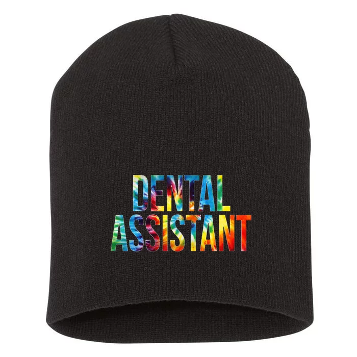 Dental Assistant Appreciation Day For Women For Work Short Acrylic Beanie