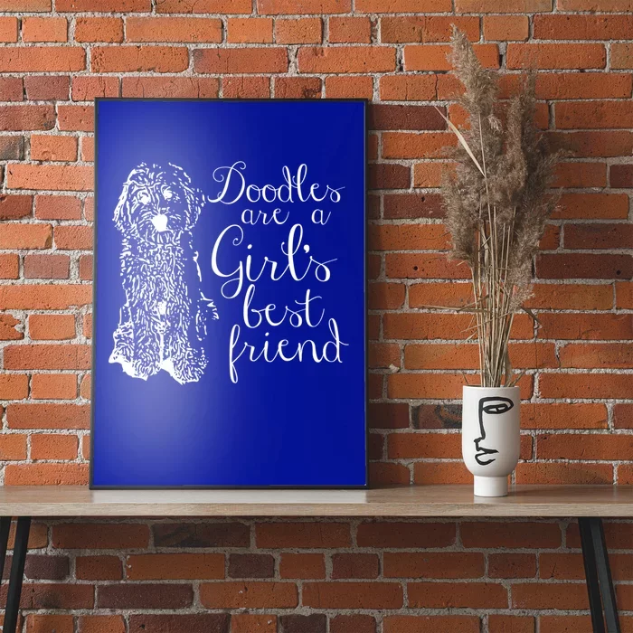 Doodles Are A S Best Friend Golden Labradoodle Gift Poster