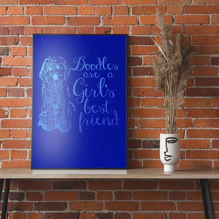 Doodles Are A S Best Friend Golden Labradoodle Gift Poster