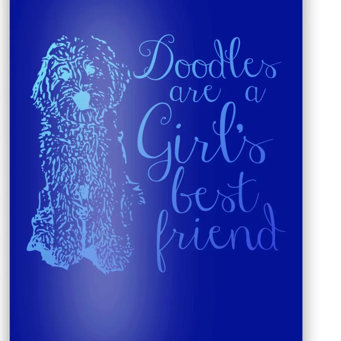 Doodles Are A S Best Friend Golden Labradoodle Gift Poster