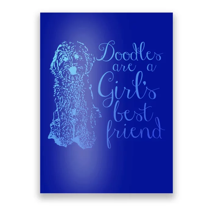 Doodles Are A S Best Friend Golden Labradoodle Gift Poster