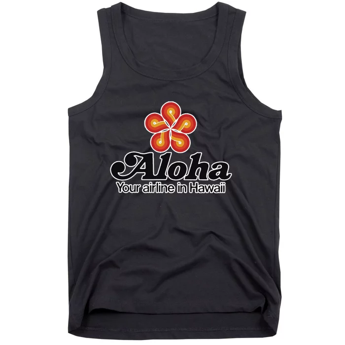 Defunct Aloha Airlines Tank Top