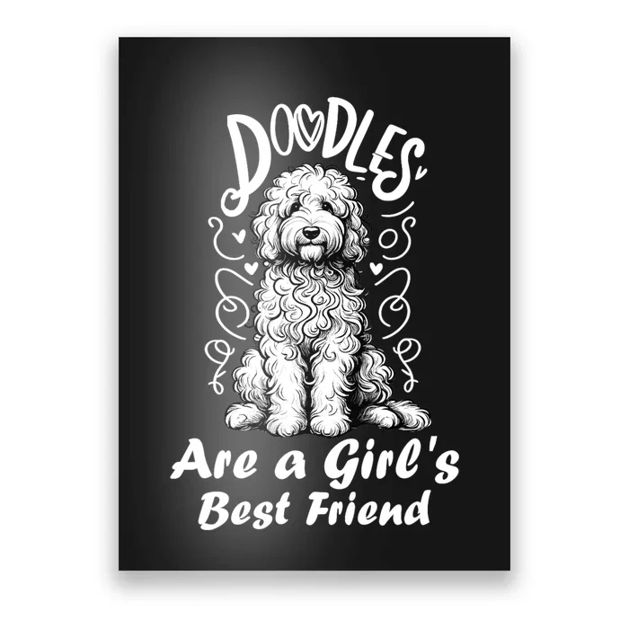 Doodles Are A Best Friend Golden Labradoodle Doodle Poster