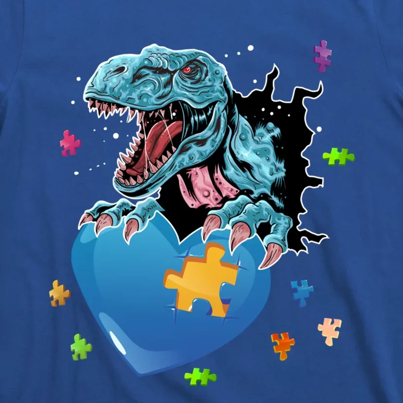 Dinosaur Autism Awareness Love Dinosaur Autism Cute Gift T-Shirt