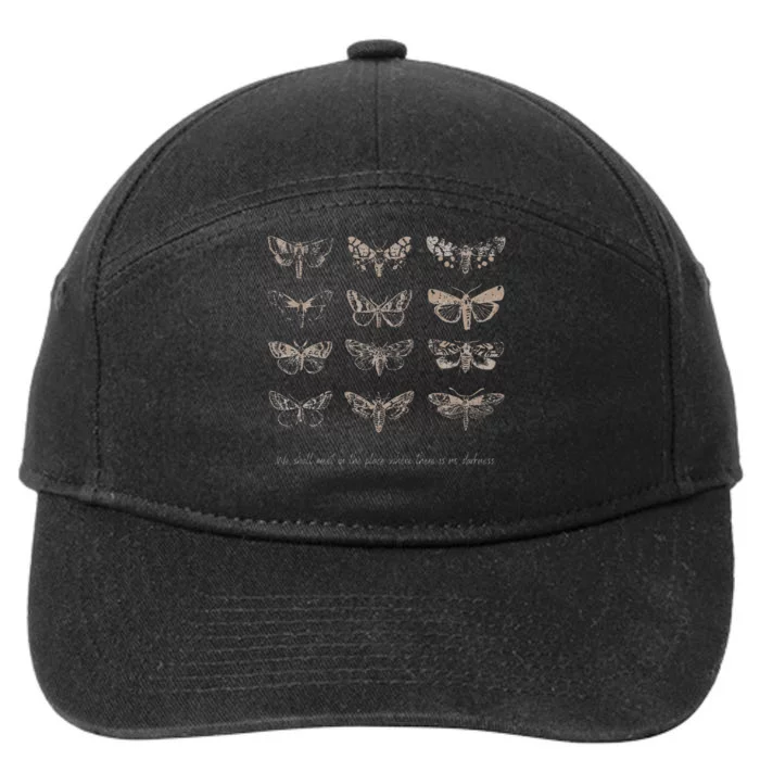 Dark Academia Aesthetic Cottagecore Goblincore Butterfly 7-Panel Snapback Hat