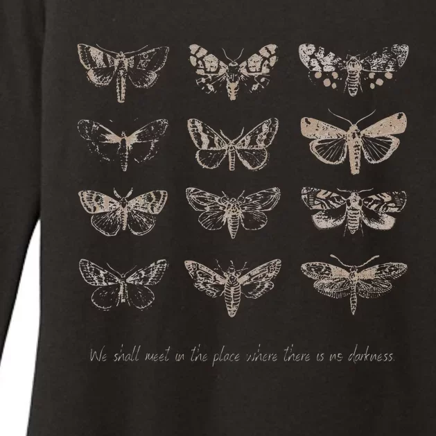 Dark Academia Aesthetic Cottagecore Goblincore Butterfly Womens CVC Long Sleeve Shirt