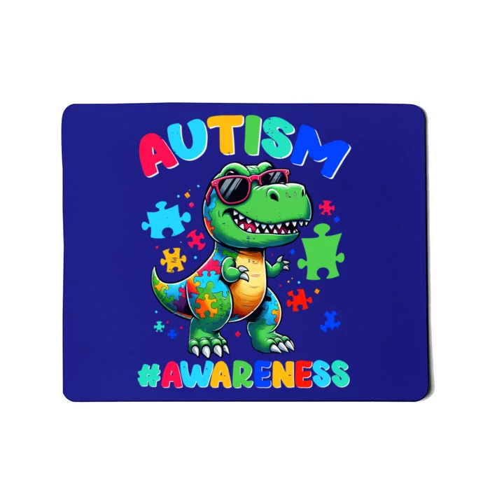 Dinosaur Autism Awareness Special Education Teacher Gift Mousepad