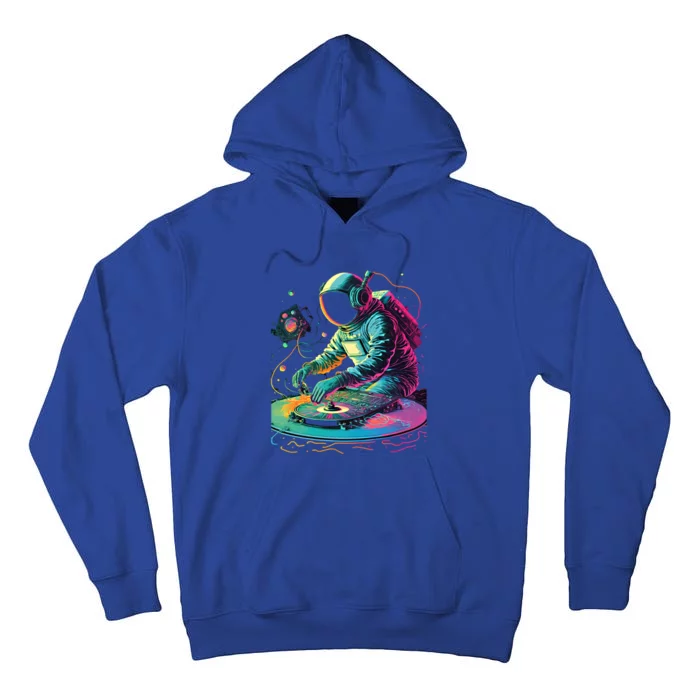 Dj Astronaut: And Teens Space Music Graphic Gift Tall Hoodie