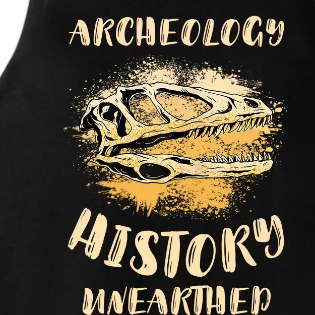 Digging Archeologist Archeology Ladies Tri-Blend Wicking Tank