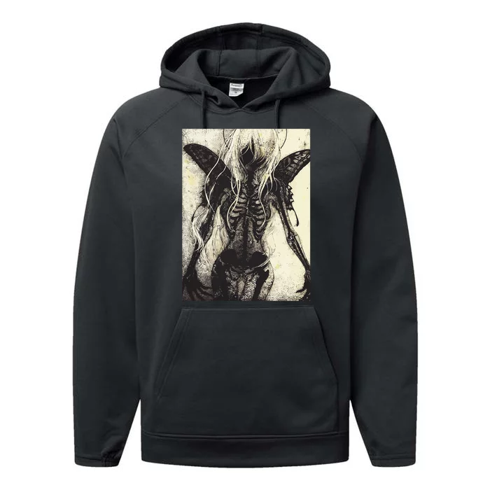 Dark Art Aesthetic Grunge Clothes Fairycore Gothic Horror Performance Fleece Hoodie