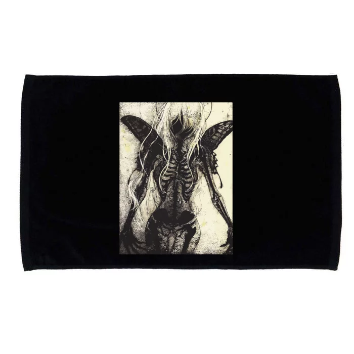 Dark Art Aesthetic Grunge Clothes Fairycore Gothic Horror Microfiber Hand Towel