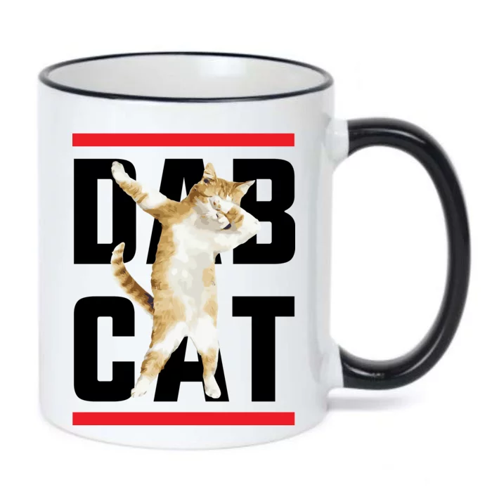 Dab Cat Dabbing Black Color Changing Mug