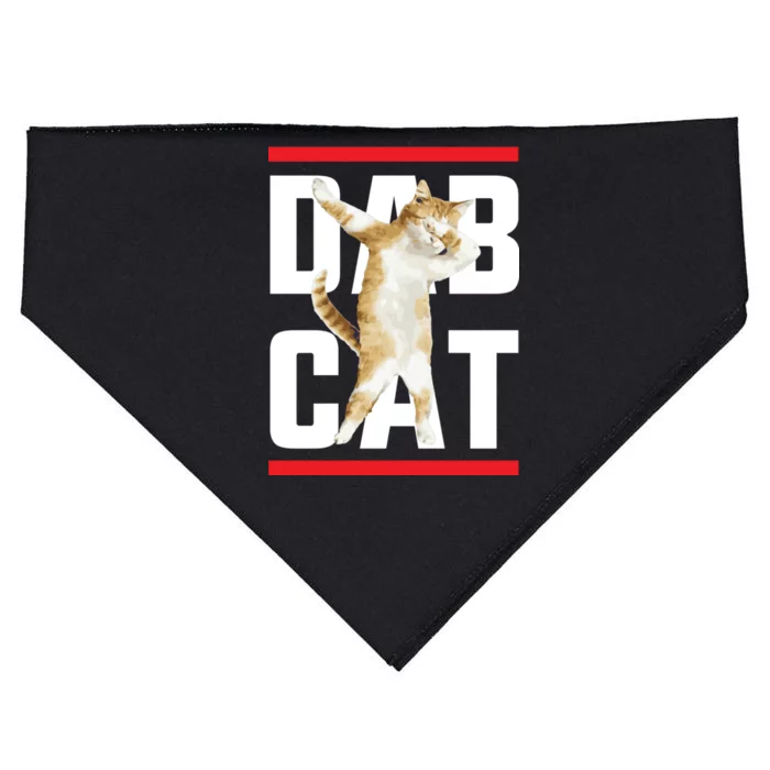 Dab Cat Dabbing USA-Made Doggie Bandana