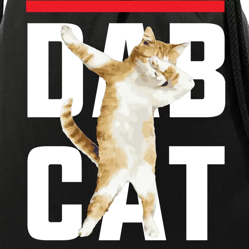 Dab Cat Dabbing Drawstring Bag