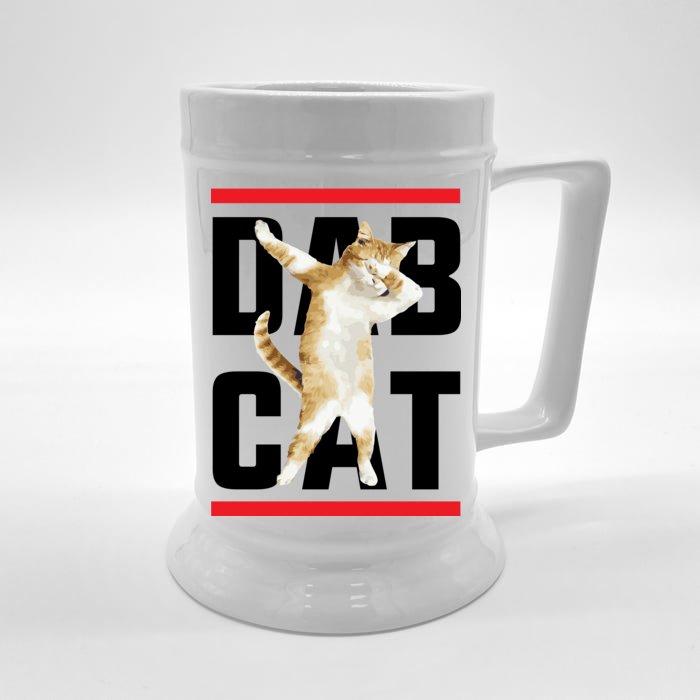 Dab Cat Dabbing Front & Back Beer Stein