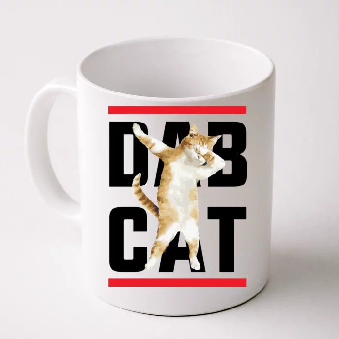 Dab Cat Dabbing Front & Back Coffee Mug