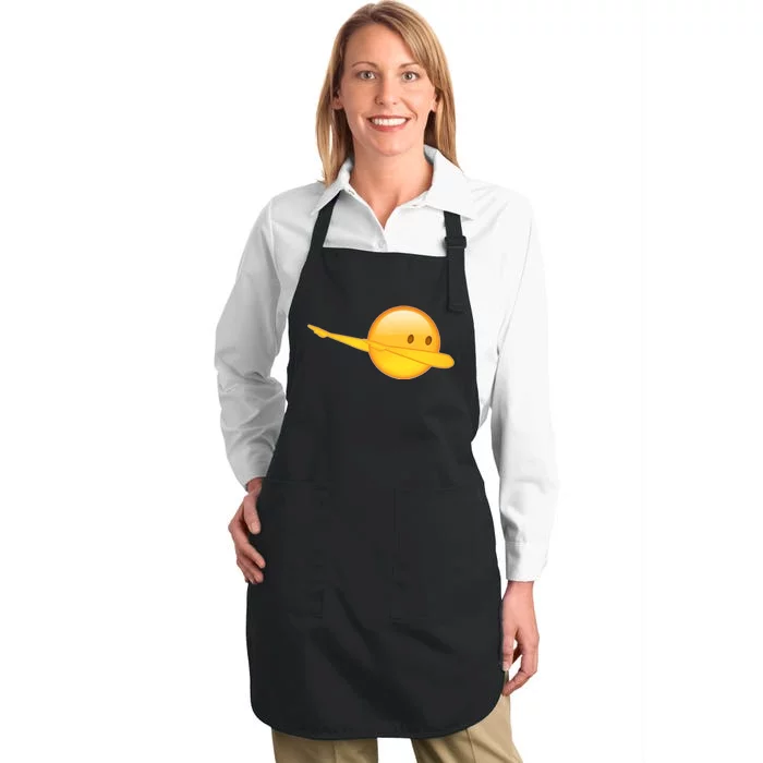 Dab Emoji Dabbing Full-Length Apron With Pocket